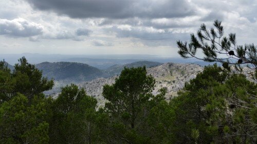 Vistas a Palma camino a la cima